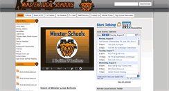 Desktop Screenshot of minsterschools.org